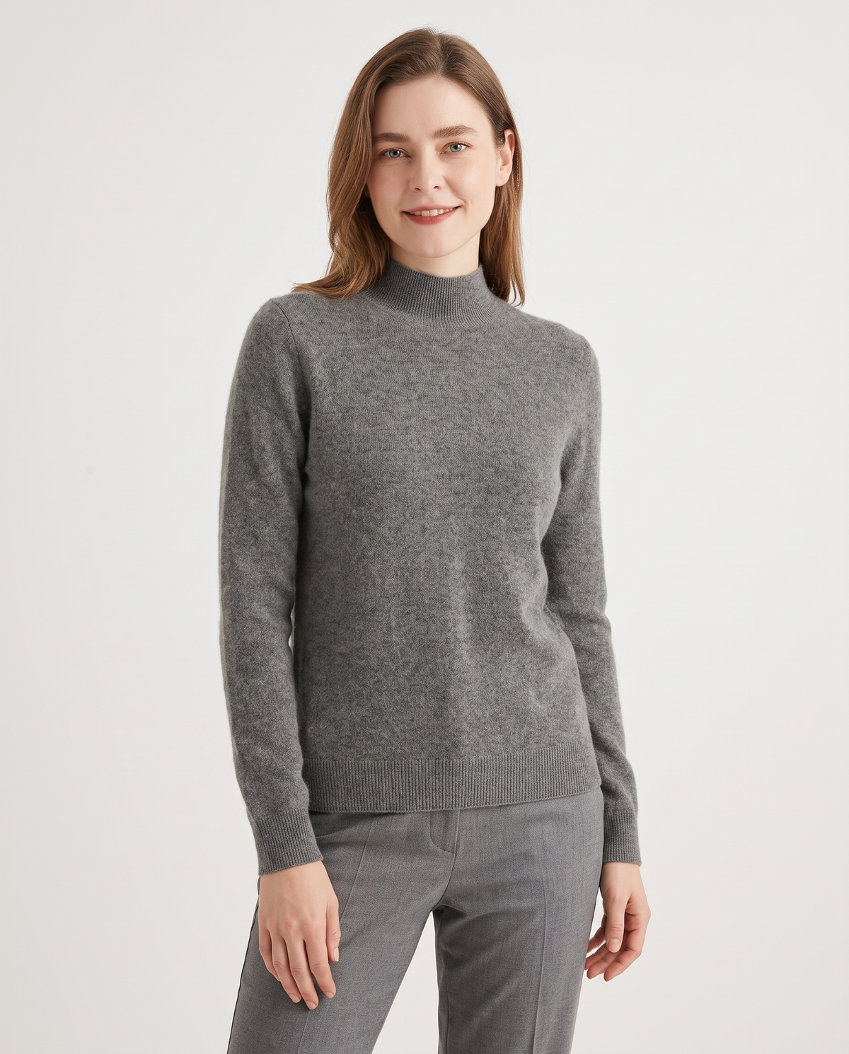 Livia Cashmere Sweater in Gray