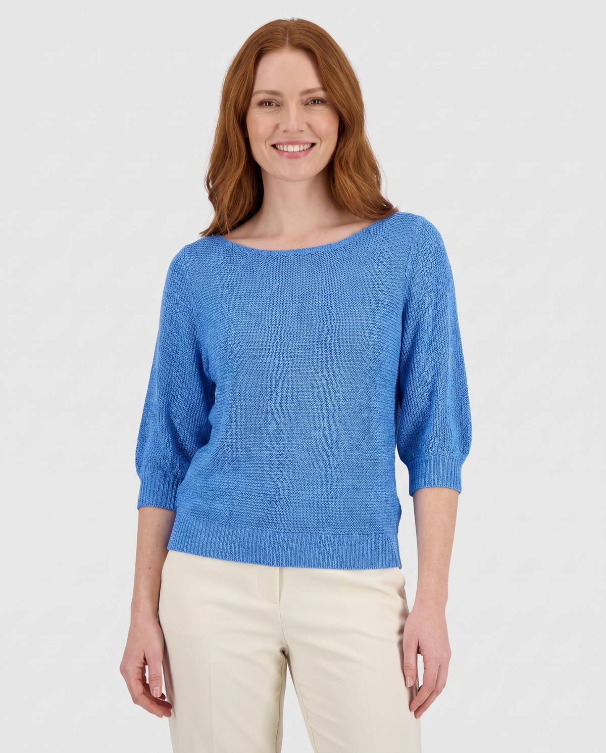 Honor Women's Knitted Jumper in Blue