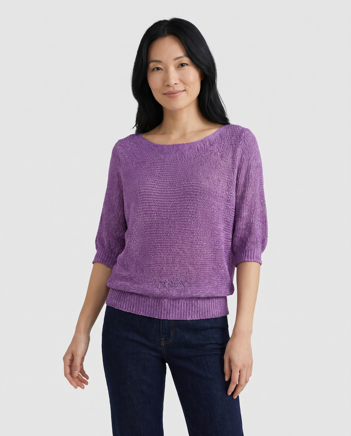 Honor Women's Knitted Jumper in Purple