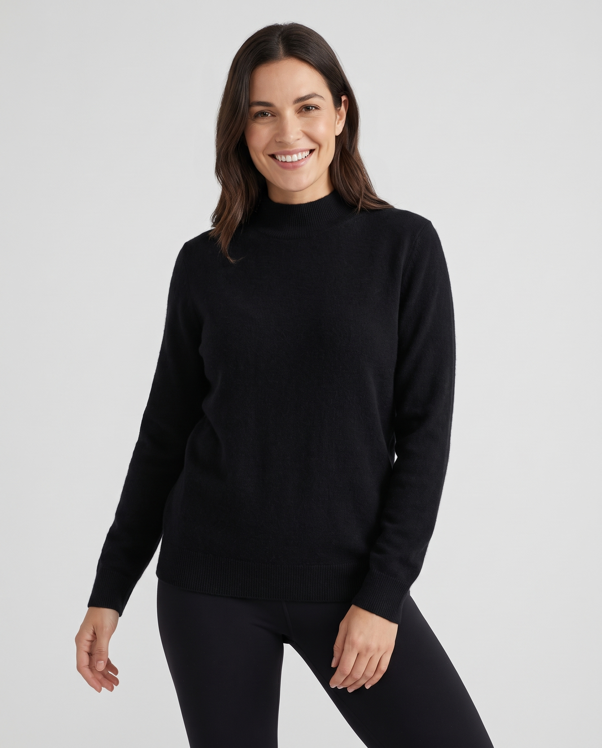 Livia Cashmere Sweater in Black