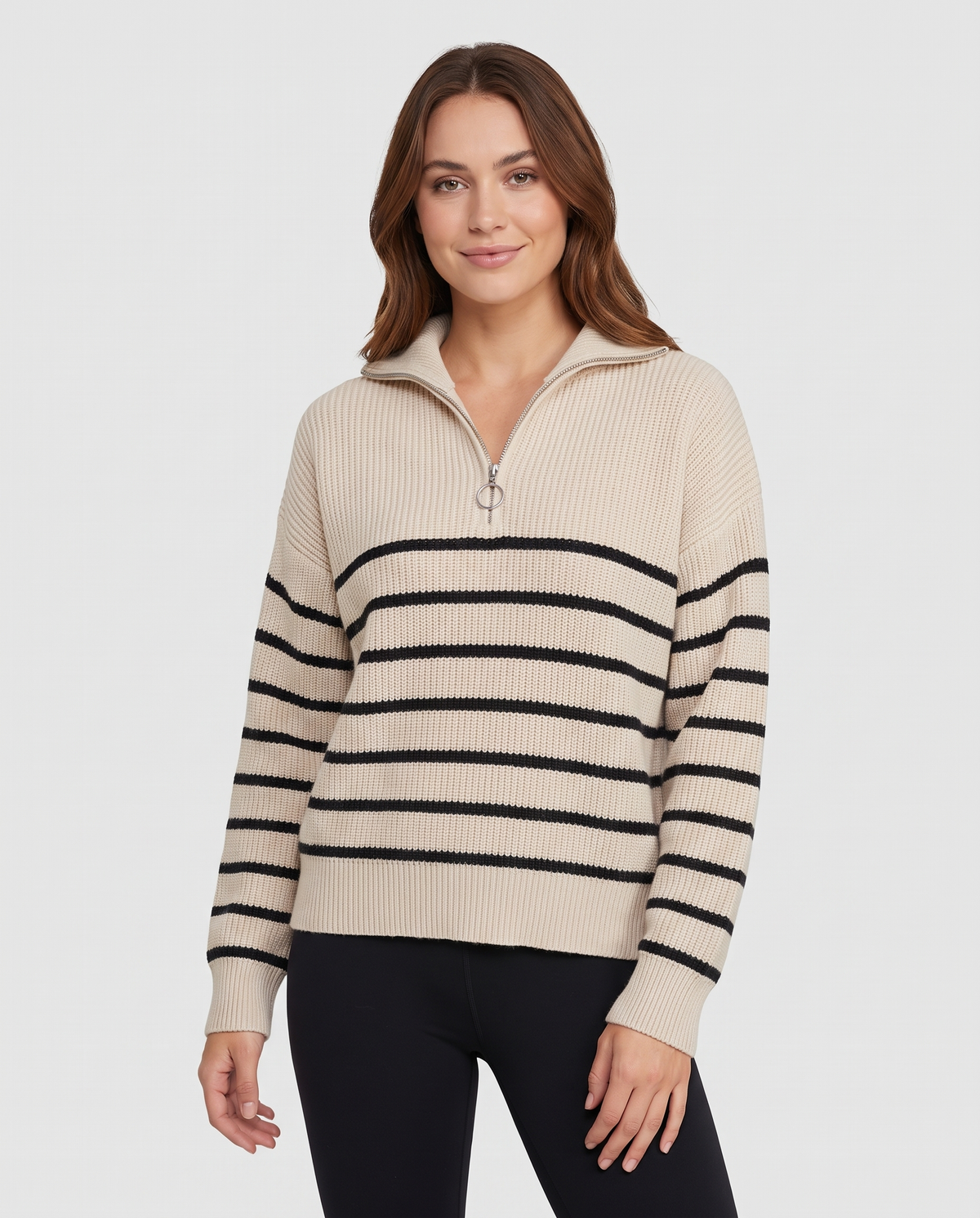 Lottie Women's Knitted Jumper - Beige