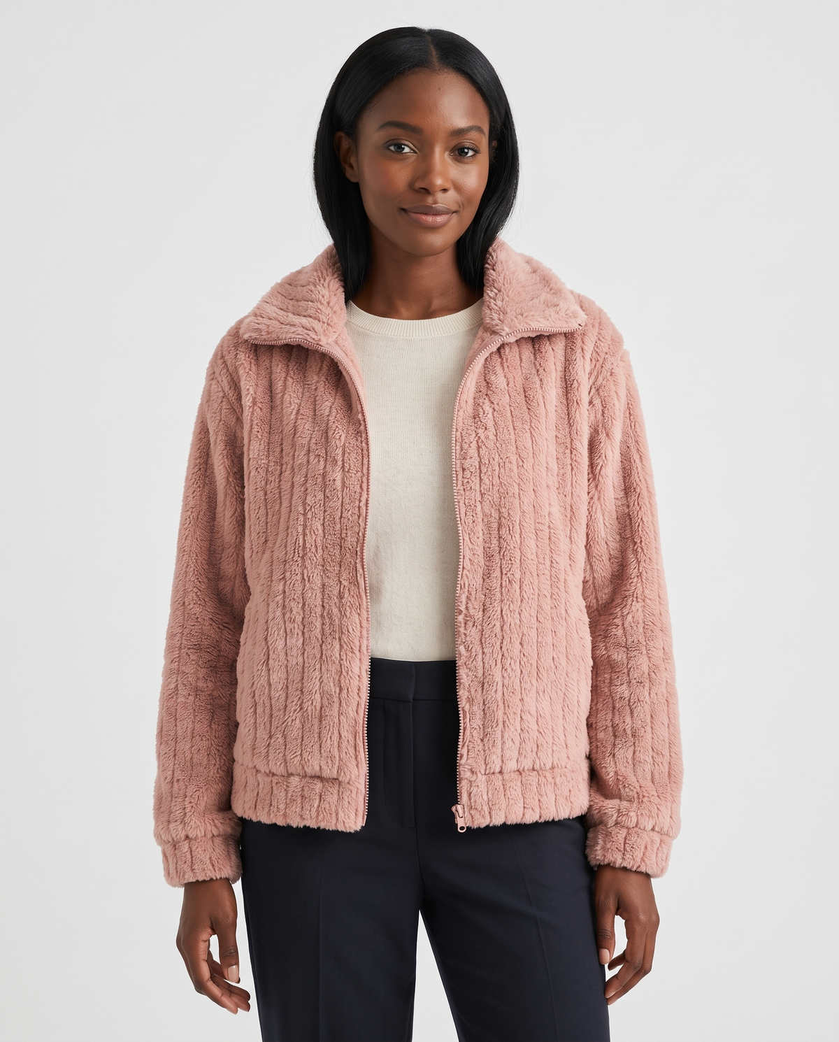 Maisie Women's Fleece Jacket - Pink