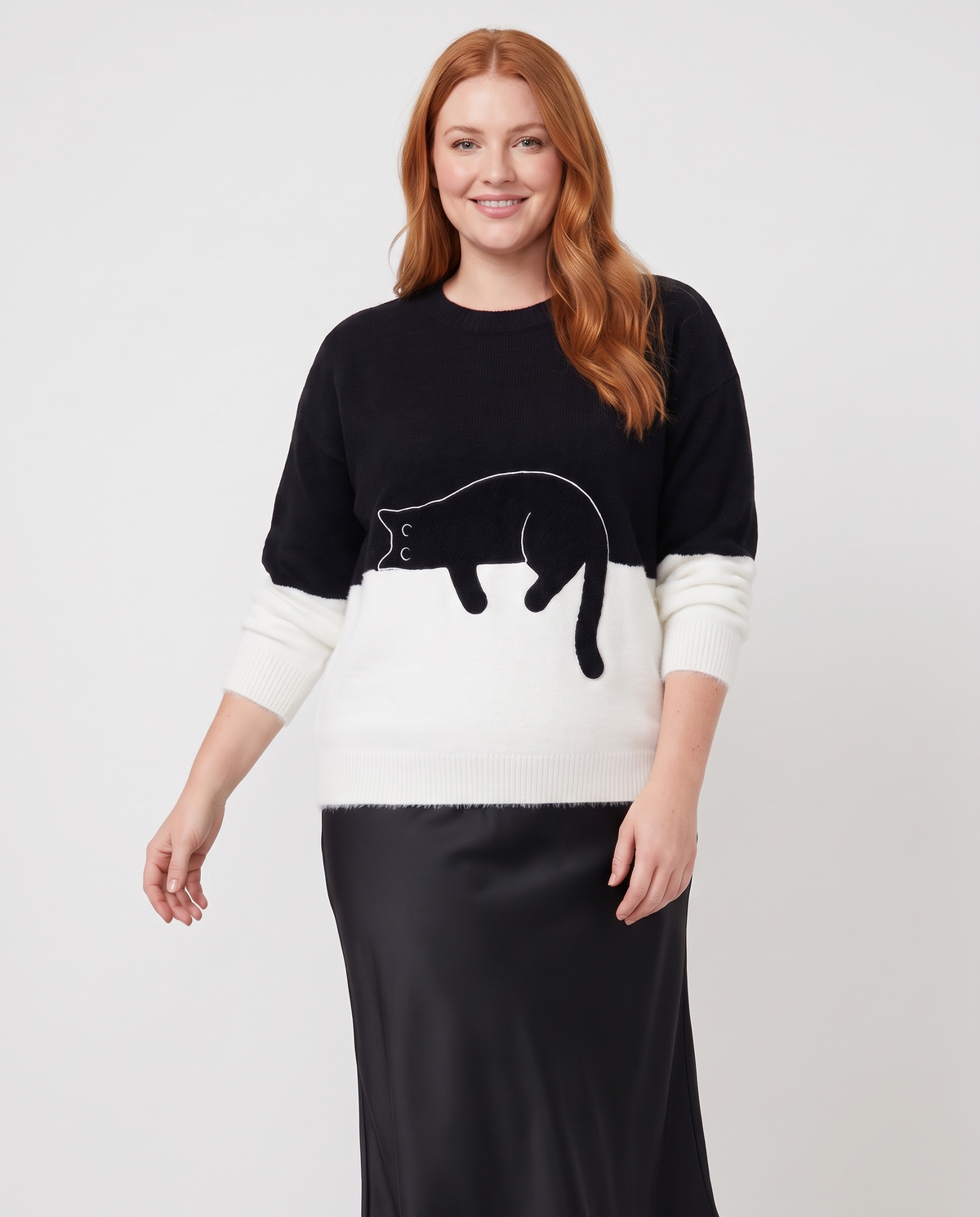 Millie Women's Knitted Jumper in Black