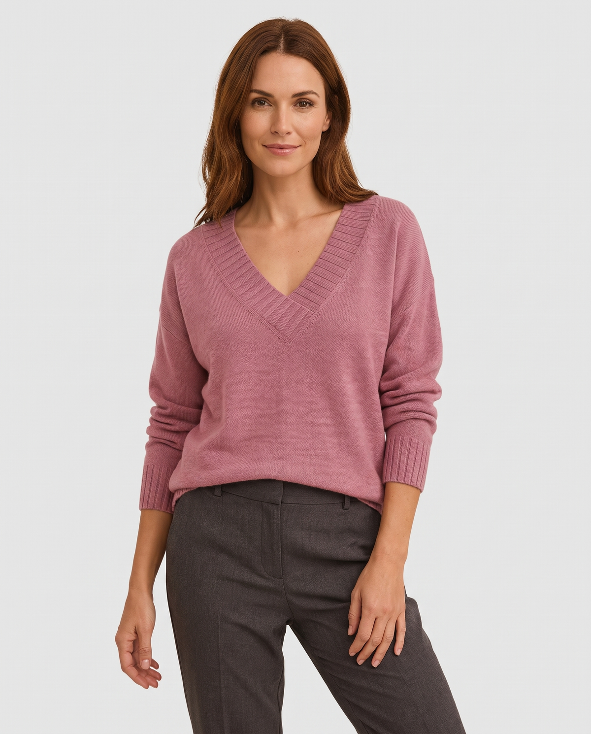 Phoebe Women's Knitted Jumper in Pink
