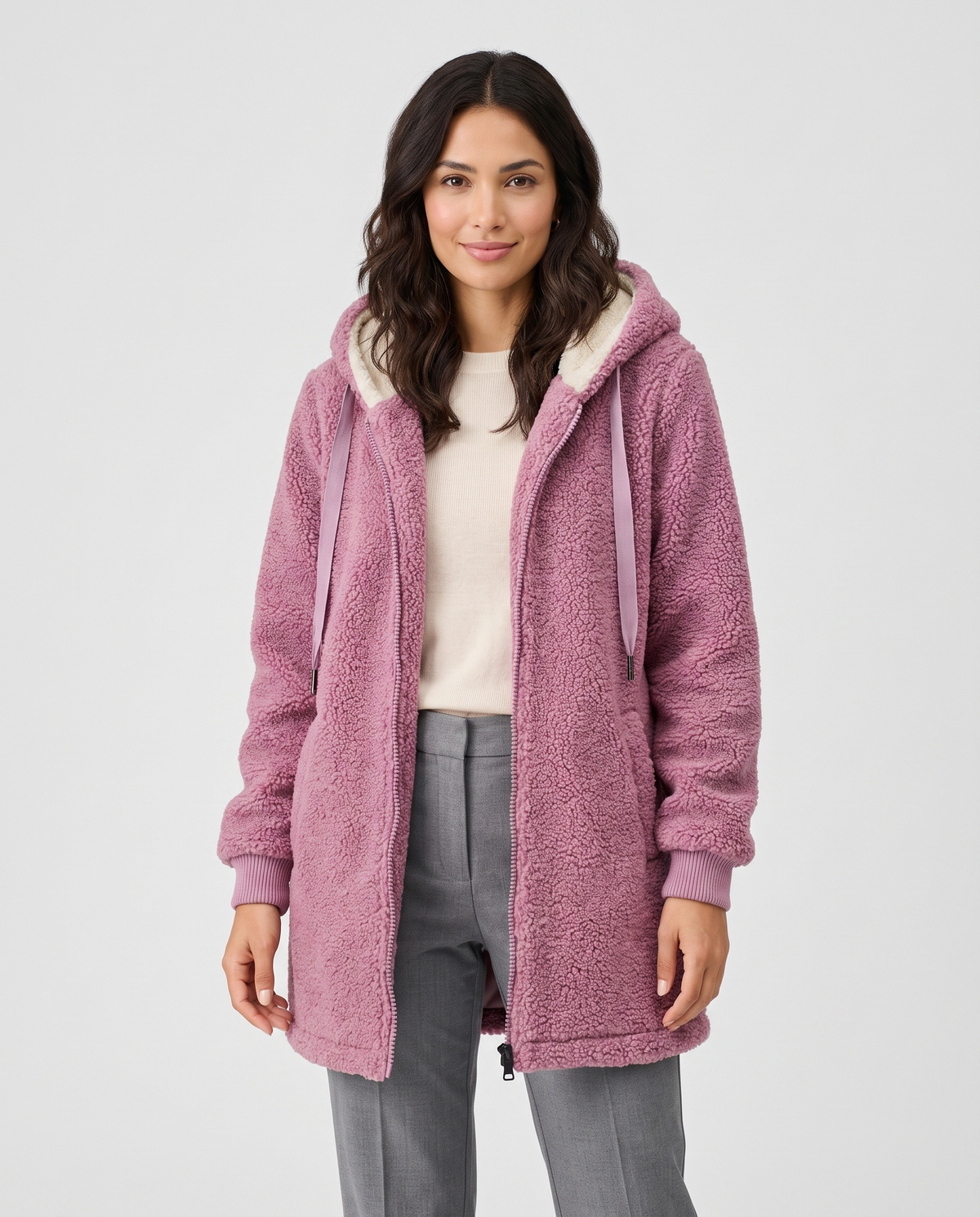 Ruby Women's Fleece Jacket - Pink