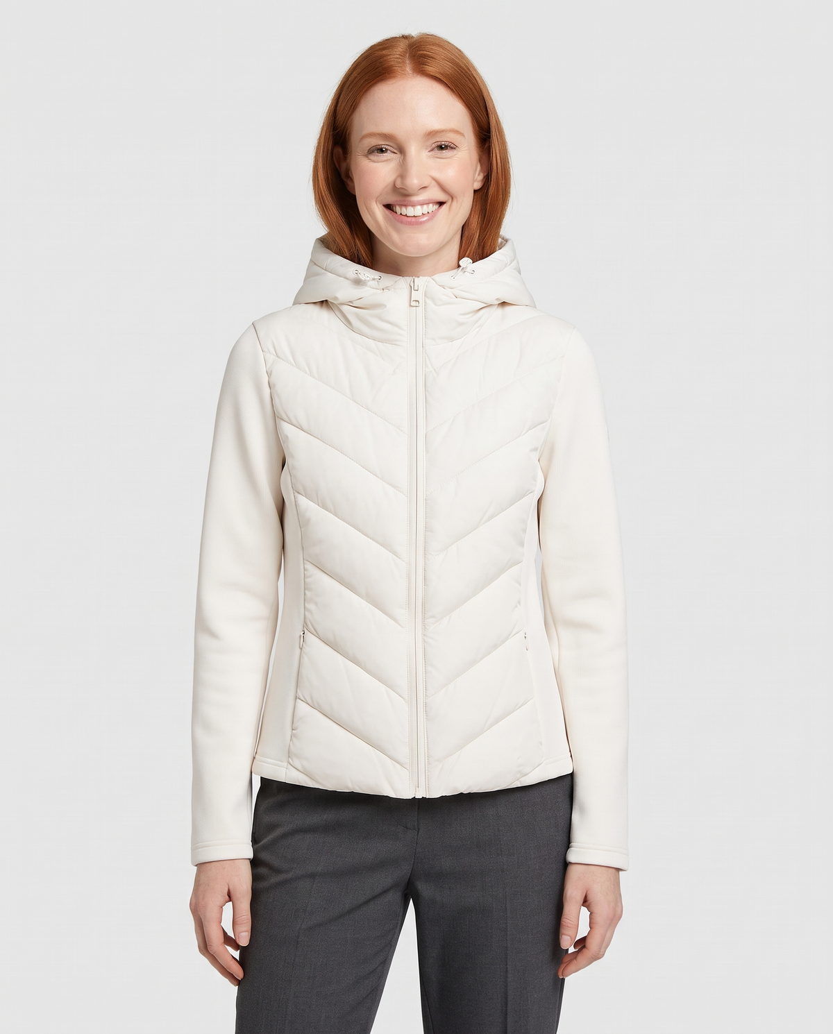 Sadie Women's Quilted Jacket - White